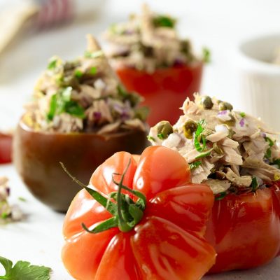 Tomaten tonijn gevuld